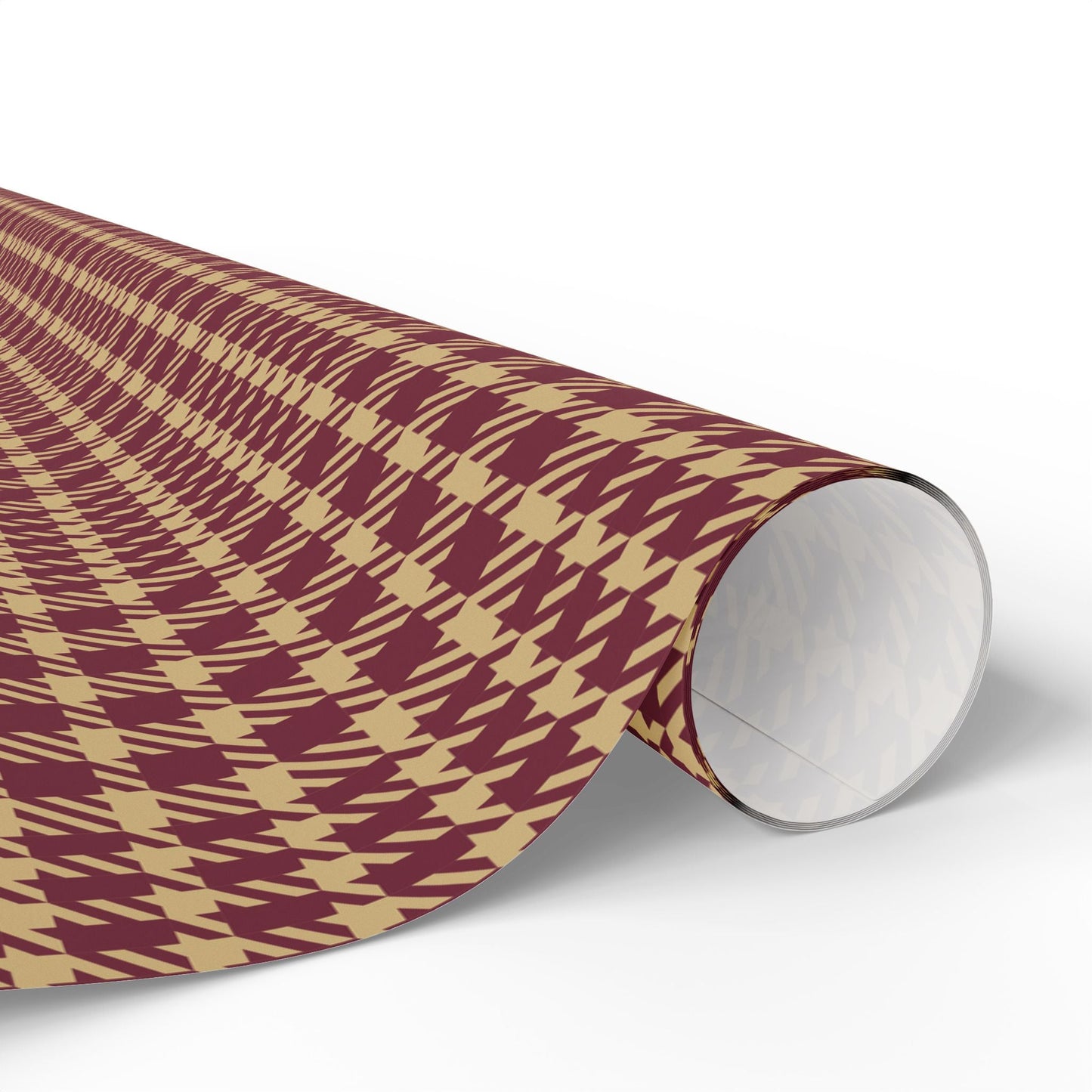 Gift Wrap | Maroon & Gold | Tweed