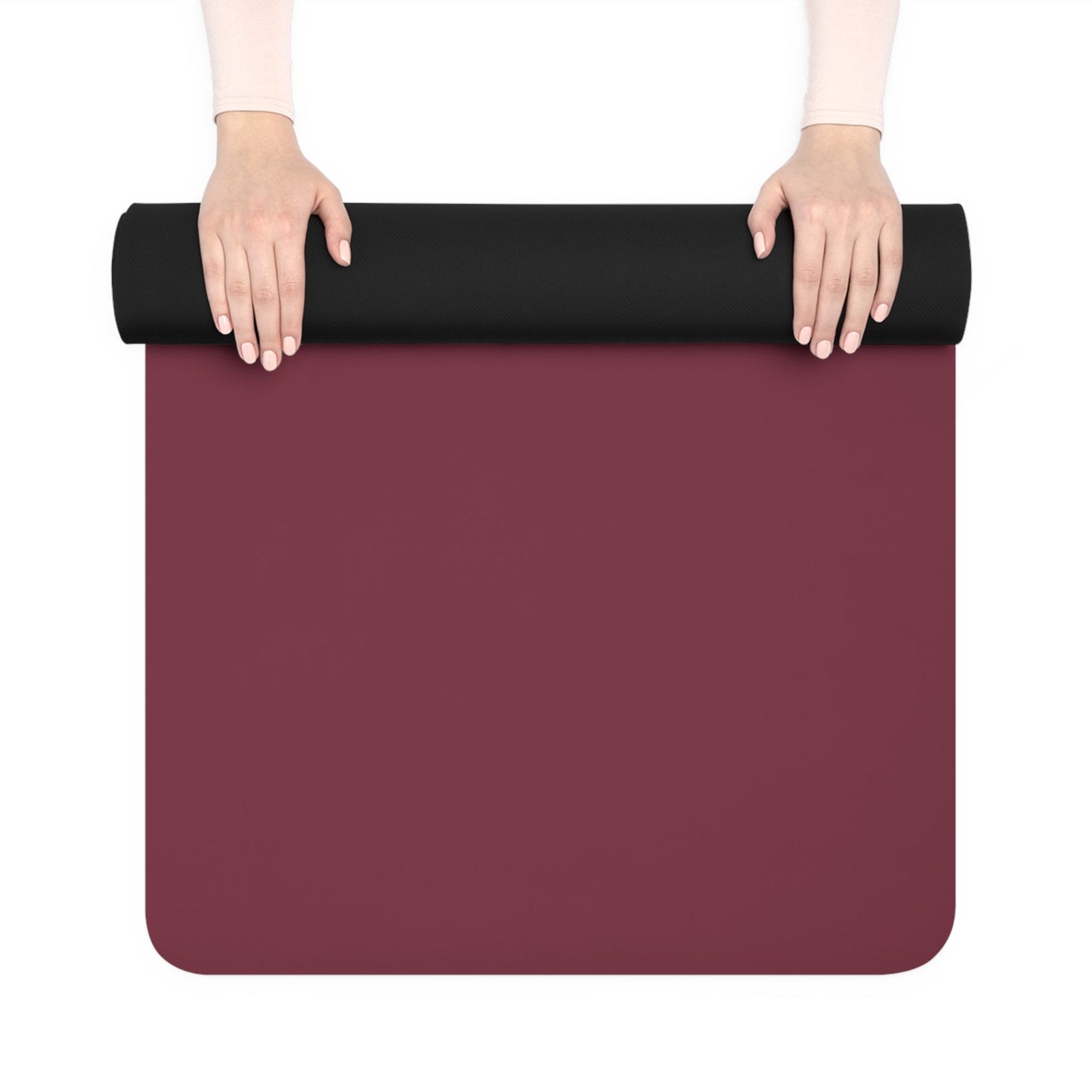 Yoga Mat | Maroon & Gold | Dark