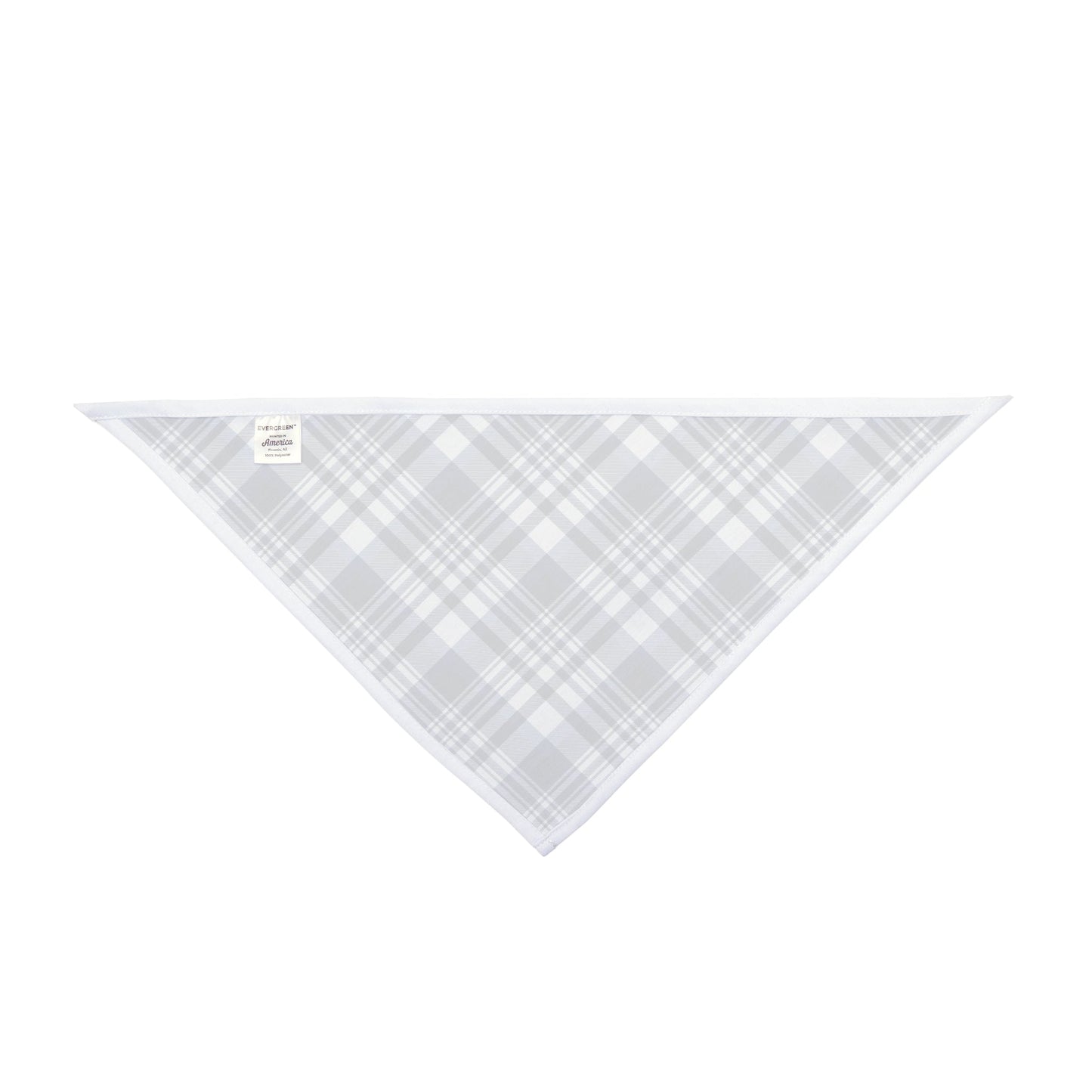 Pet Bandana | Navy & White | Tartan