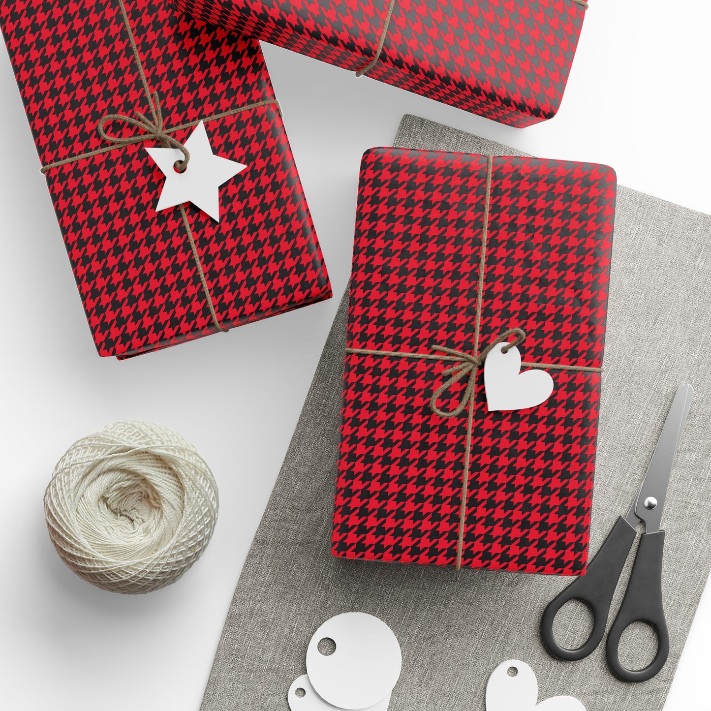 Gift Wrap | Raleigh, North Carolina | Houndstooth