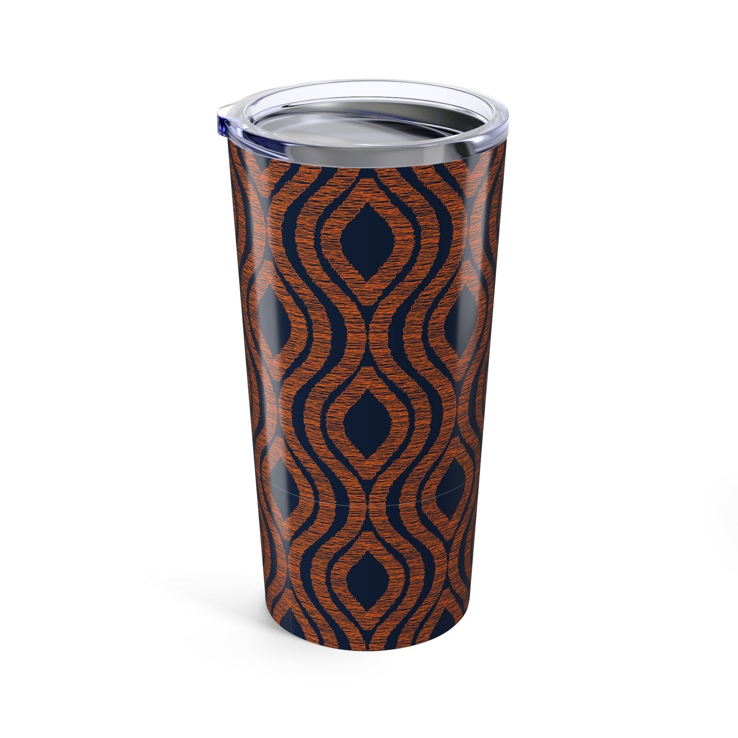 Tumbler | Orange & Blue | Ogee