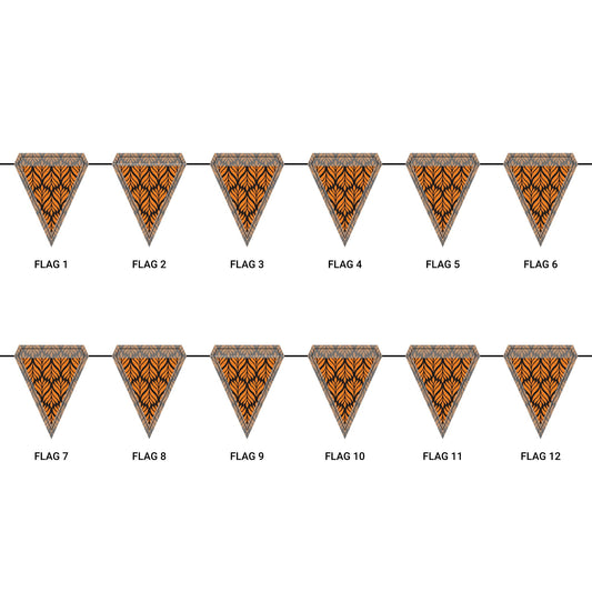 Flag Garland | Princeton, New Jersey | Palm