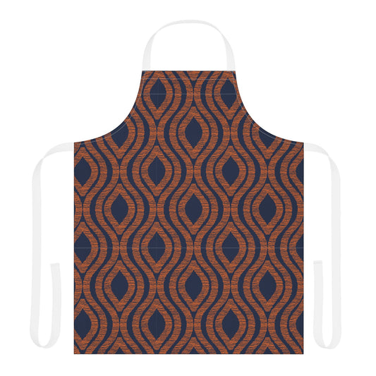 Apron | Orange & Blue | Ogee