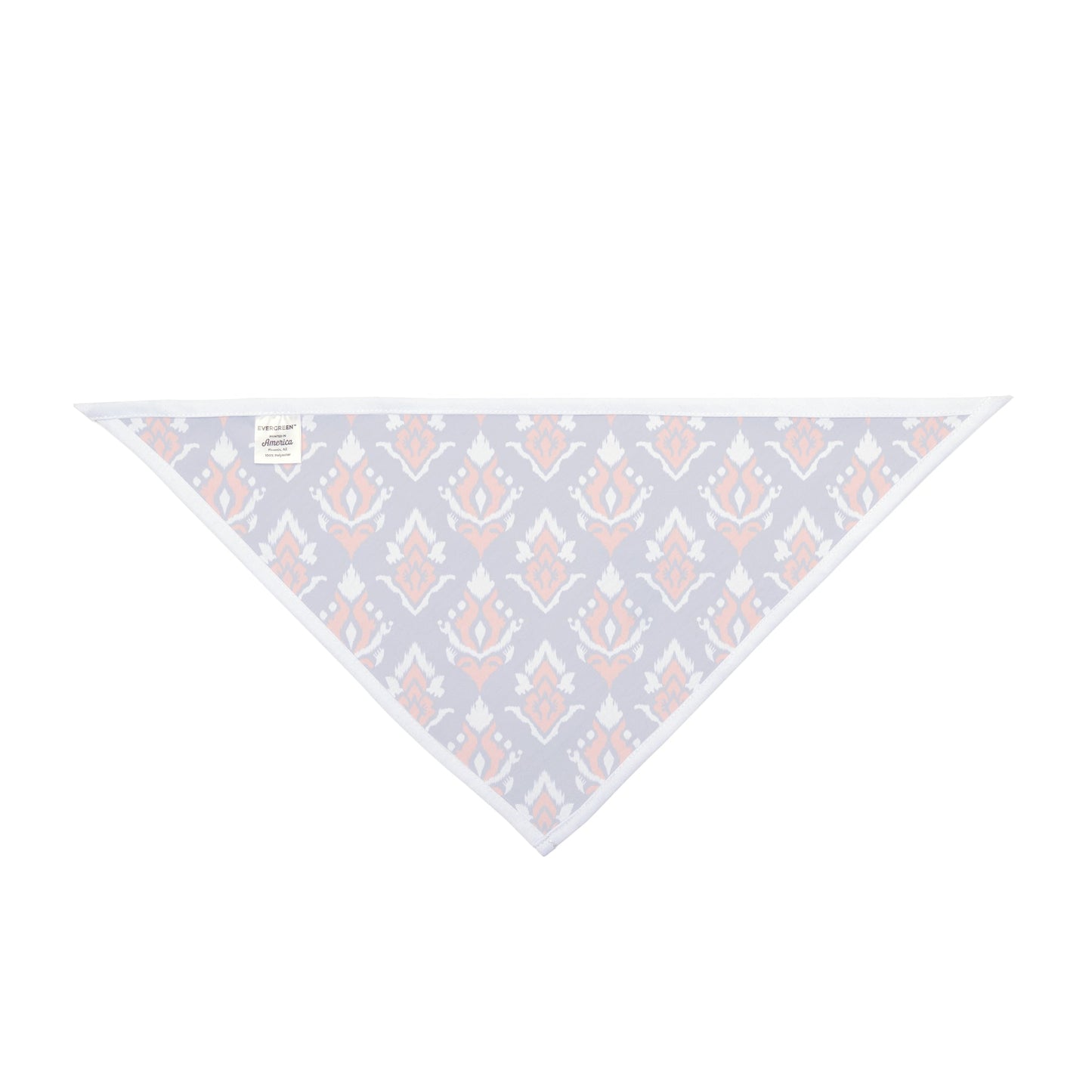Pet Bandana | Bright Blue & Orange | Ikat