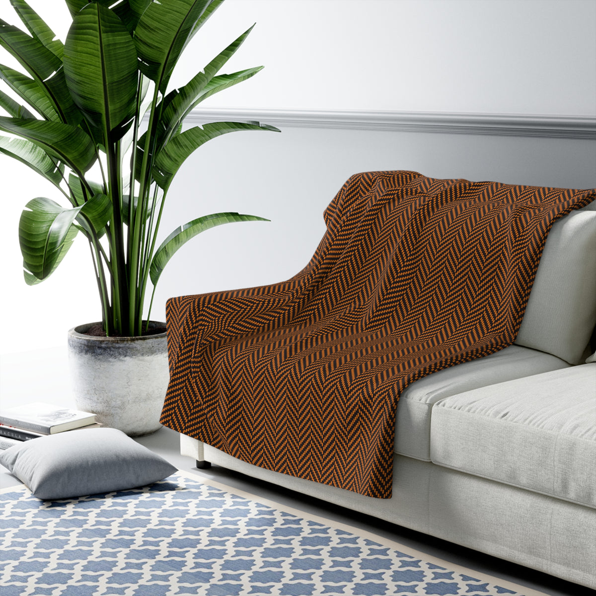 Sherpa Blanket | Princeton, New Jersey | Herringbone