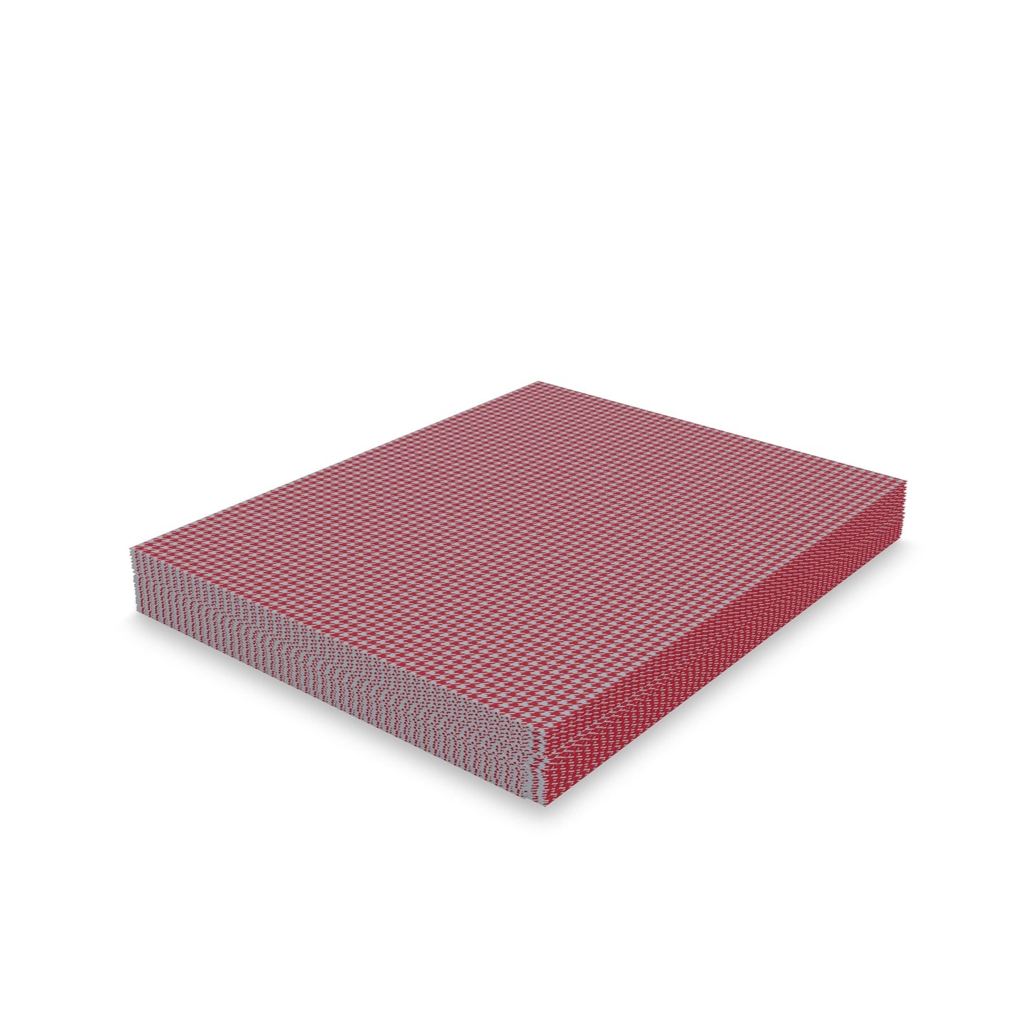 Notecards | Red & Gray | Houndstooth