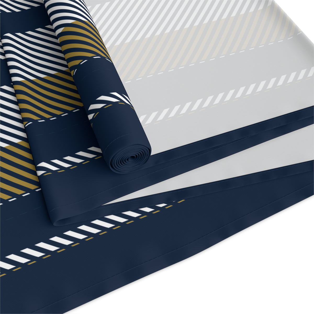 Table Runner | Notre Dame, Indiana | Stripe