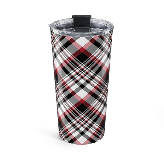 Tumbler | Red & Black | Tartan