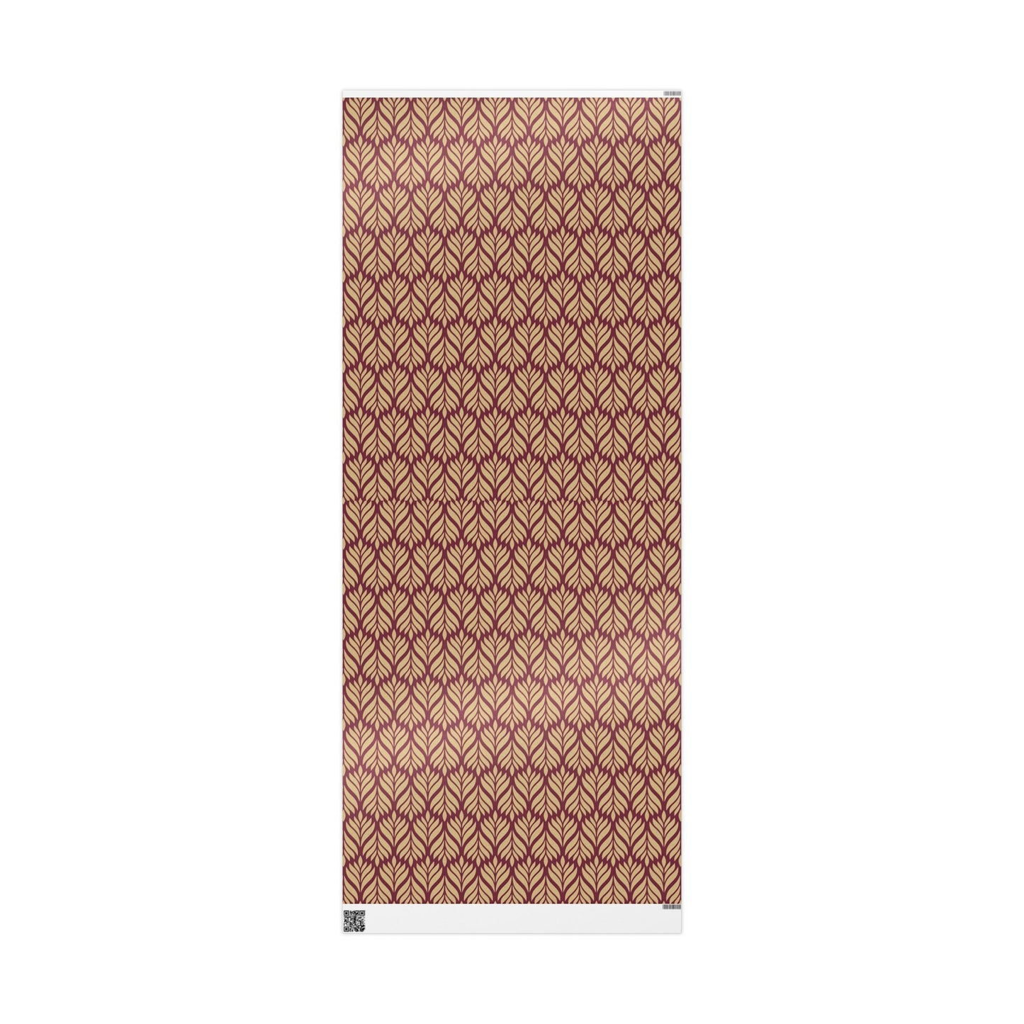 Gift Wrap | Maroon & Gold | Palm