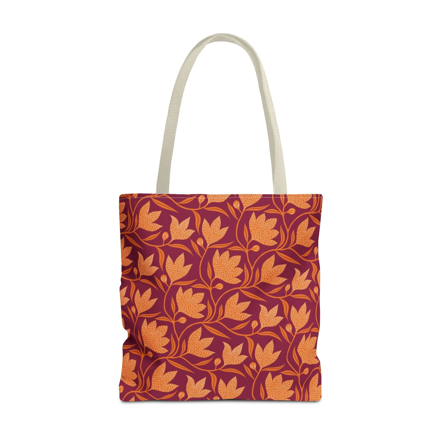 Tote Bags | Maroon & Orange | Magnolia