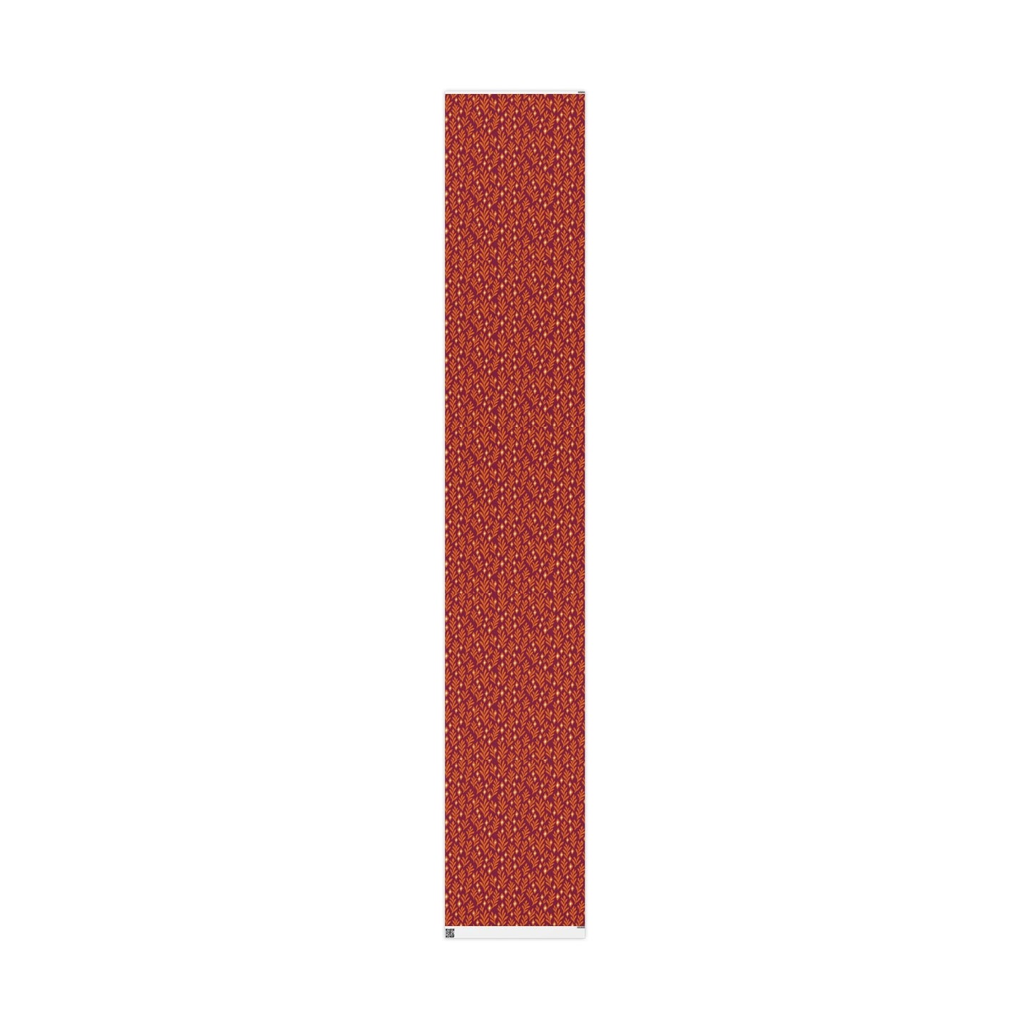 Gift Wrap | Maroon & Orange | Laurel