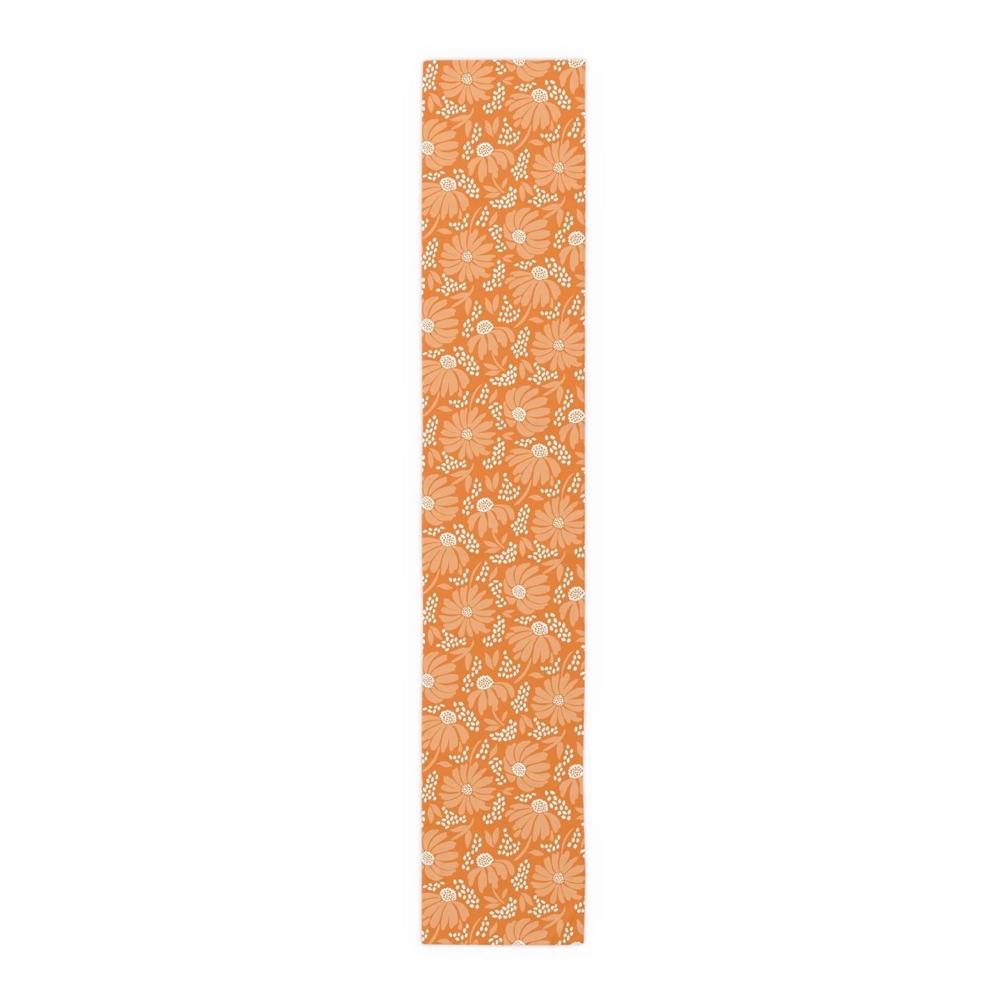 Table Runner | Orange & White | Bellis