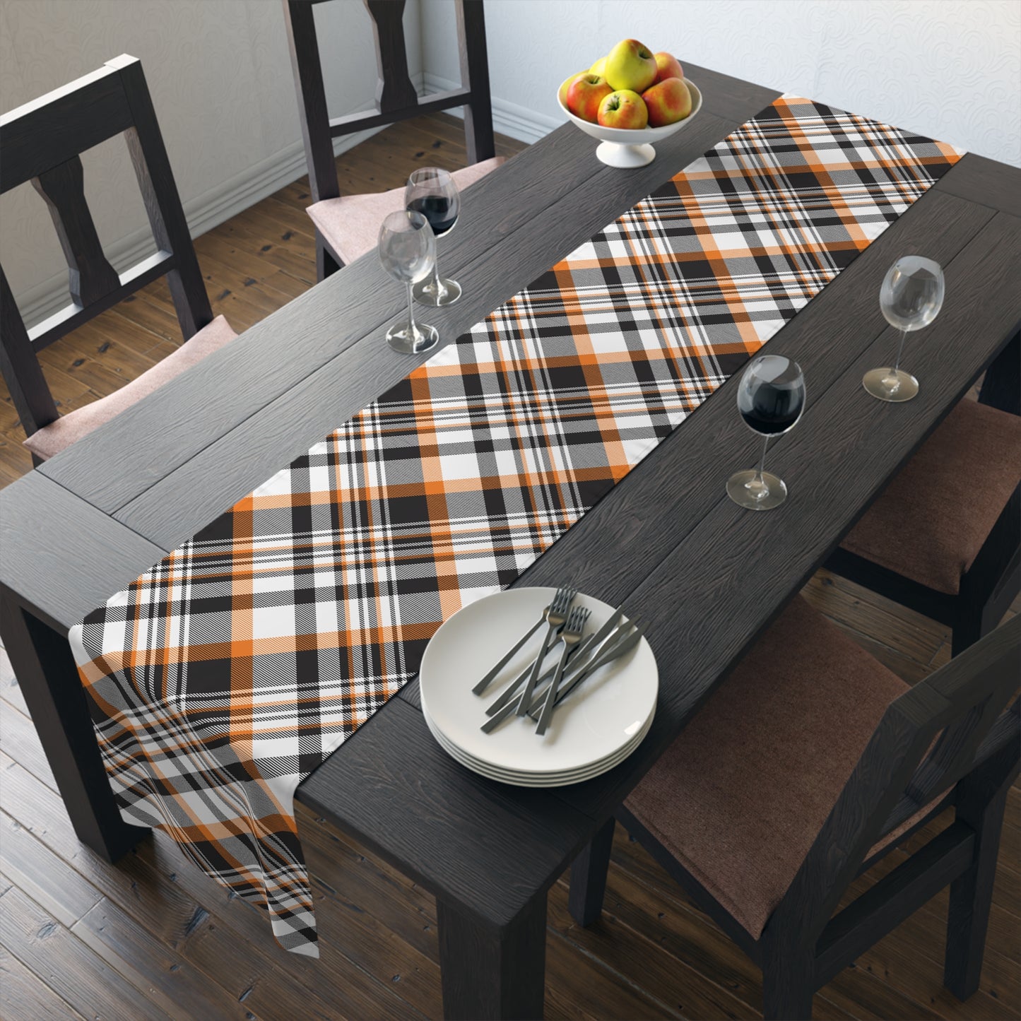 Table Runner | Princeton, New Jersey | Tartan