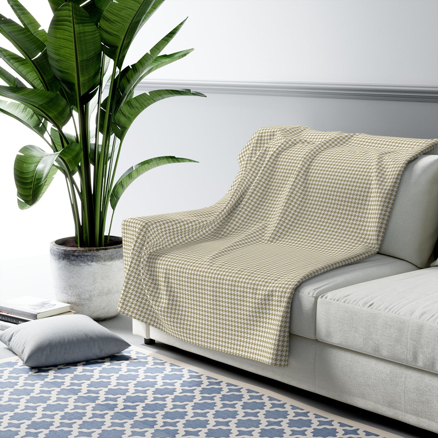 Sherpa Blanket | Atlanta, Georgia | Houndstooth