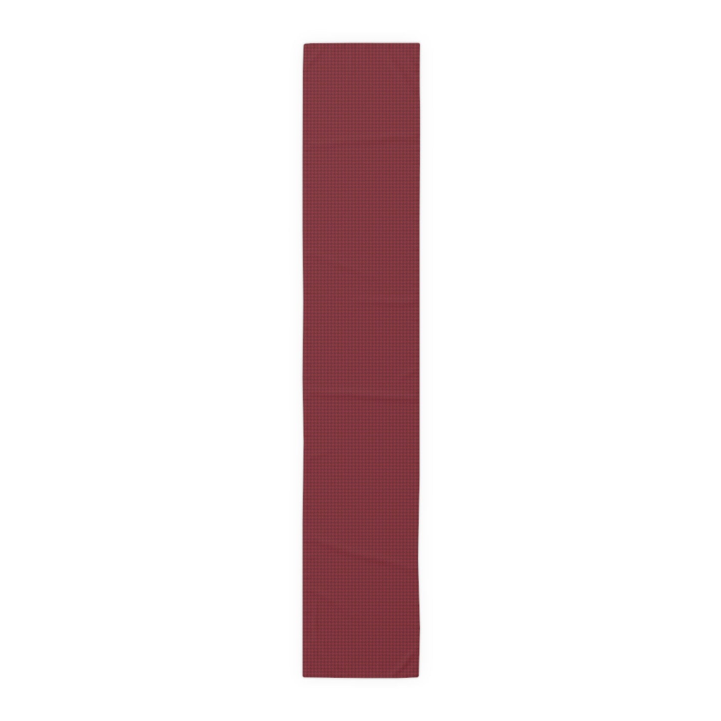 Table Runner | Maroon & White | Houndstooth