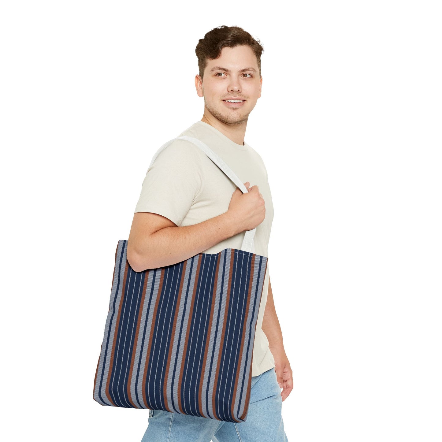 Totes | Orange & Blue | Stripe