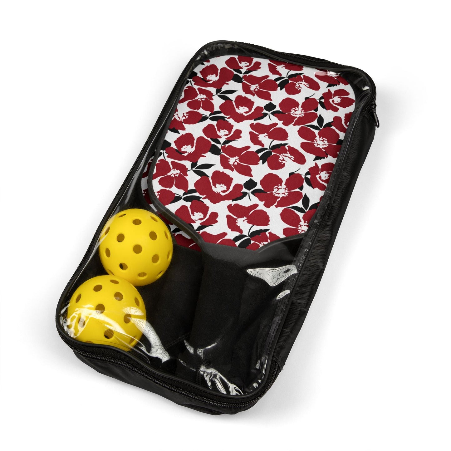 Pickleball Paddle Kit | Red & Black | Poppy