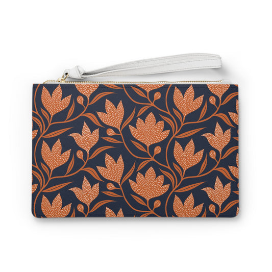 Clutch Bag | Orange & Blue | Magnolia