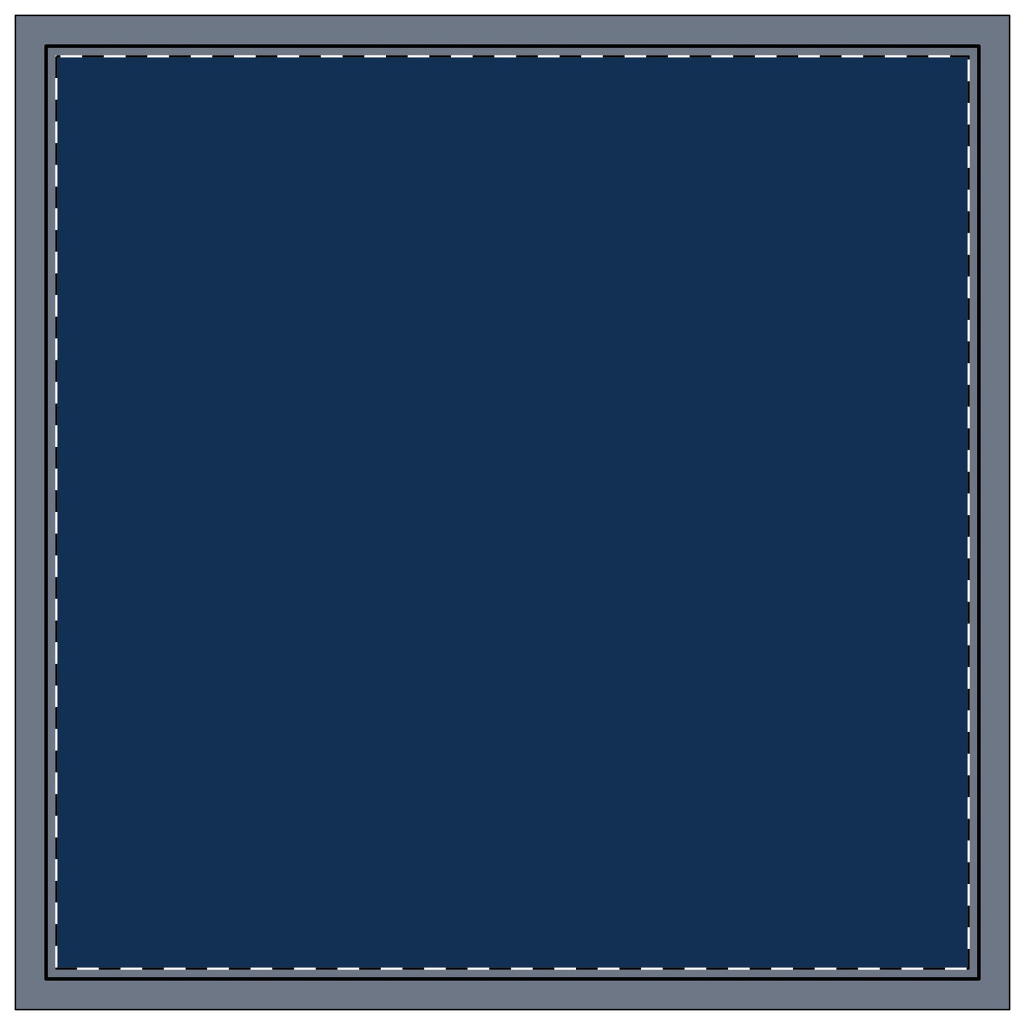 Napkin 4-set | Atlanta, Georgia | Dark (Blue)