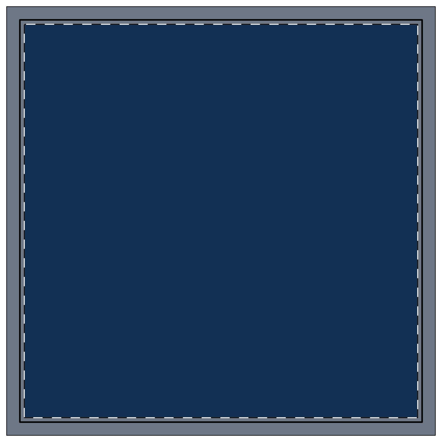 Napkin 4-set | Blue & Gold | Dark (Blue)