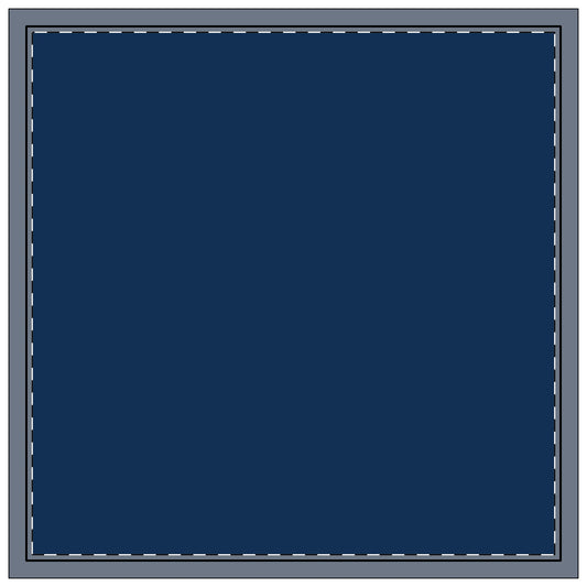 Napkin 4-set | Blue & Gold | Dark (Blue)