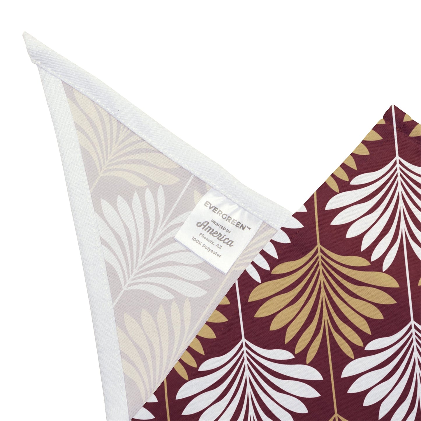 Pet Bandana | Maroon & Gold | Deco