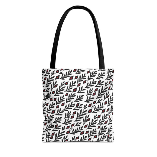 Tote Bag | Red & Black | Laurel