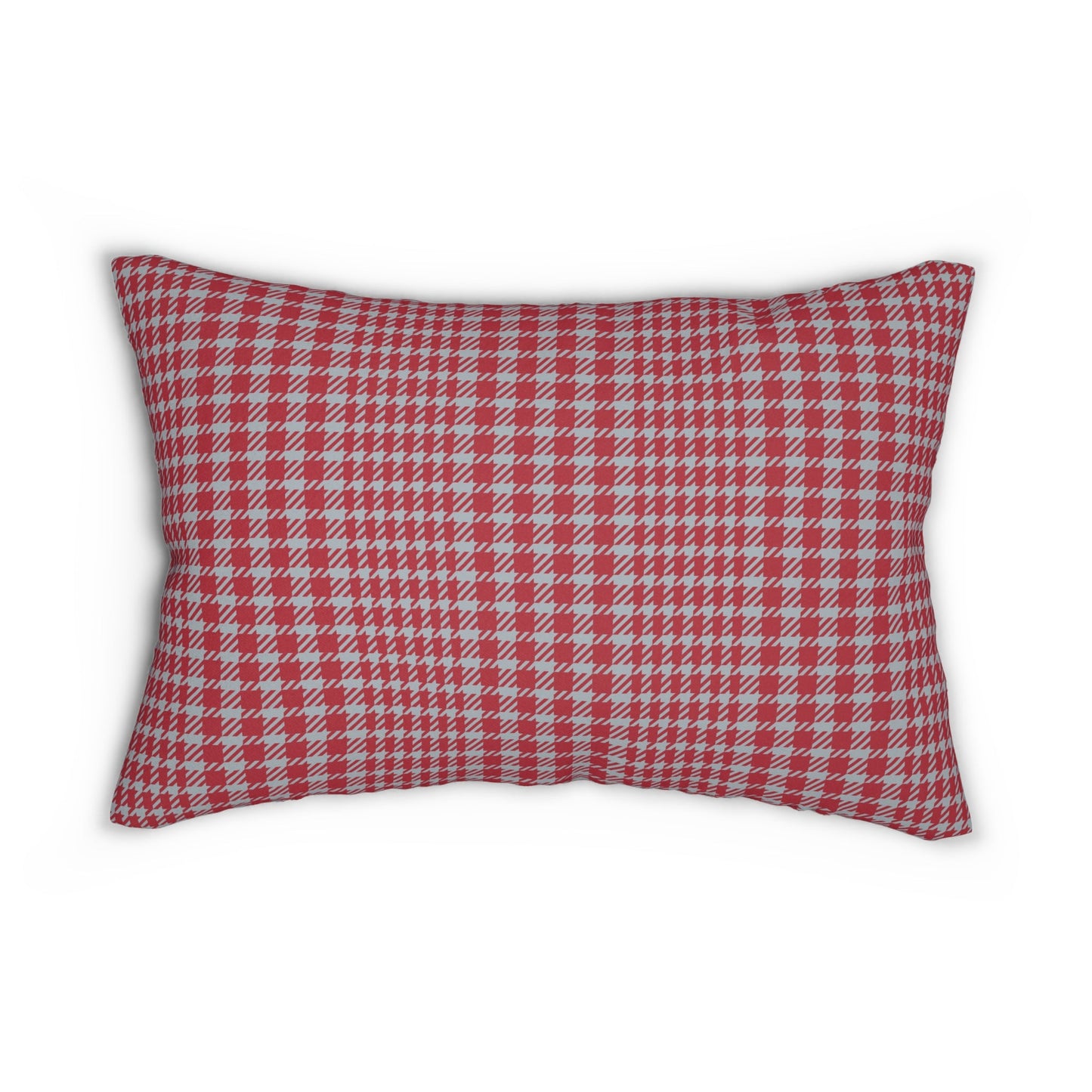 Pillow | Red & Gray | Tweed