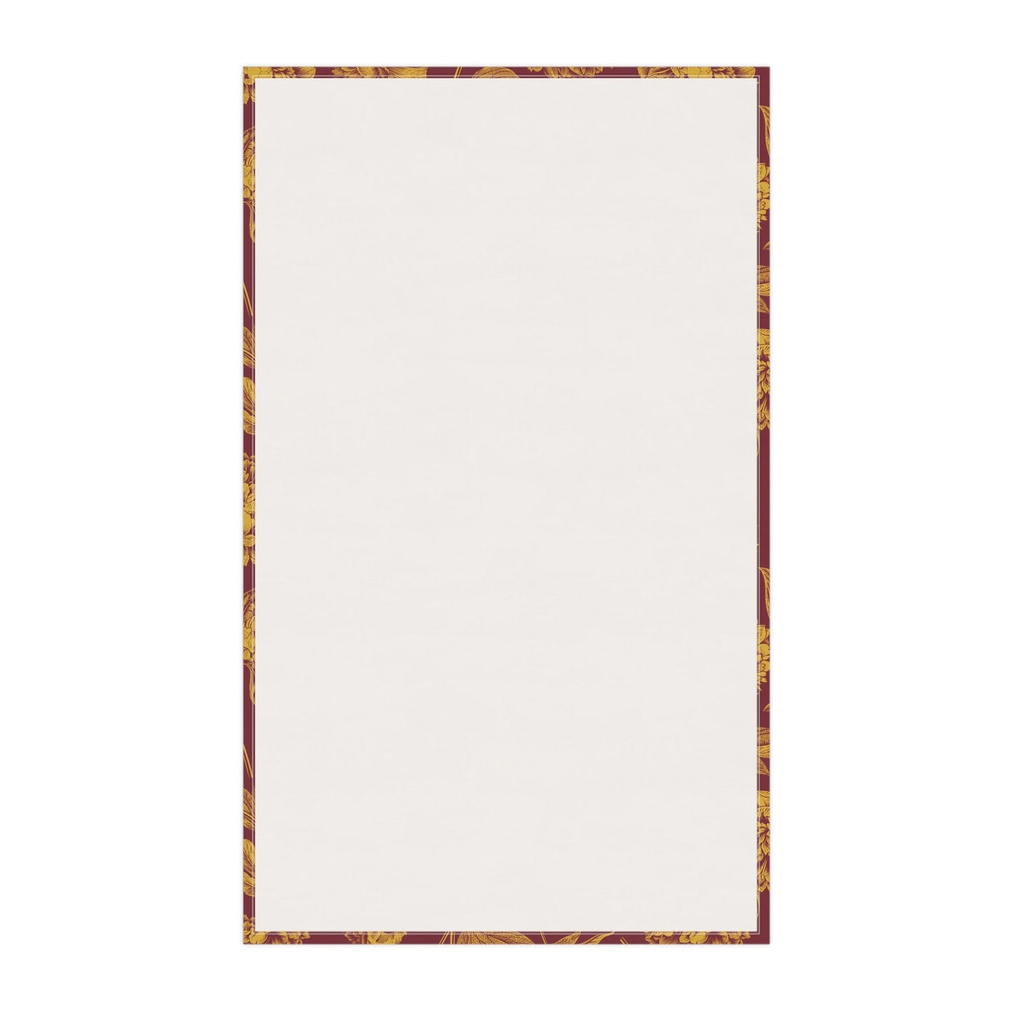 Tea Towels | Red & Yellow | Peony