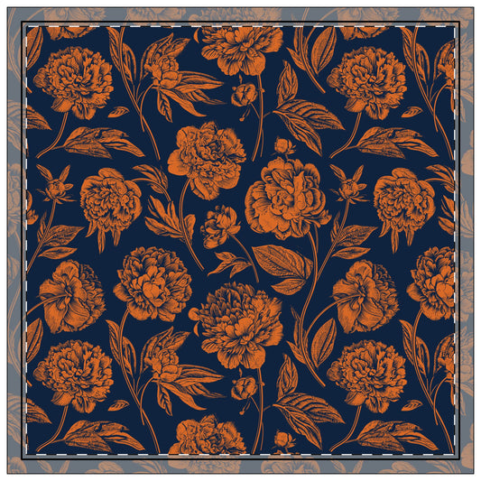 Napkin 4-set | Auburn, Alabama | Peony