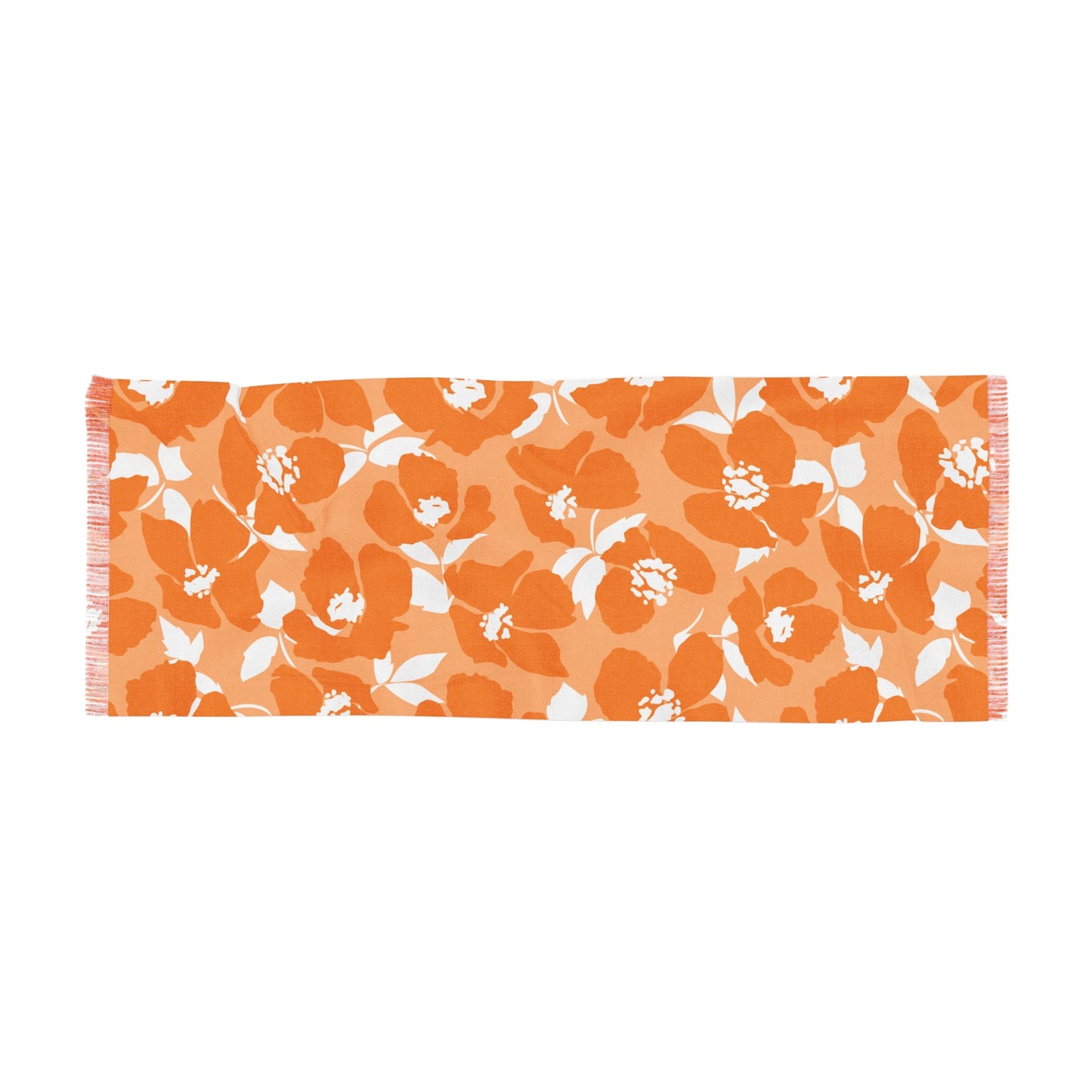 Scarf | Orange & White | Poppy