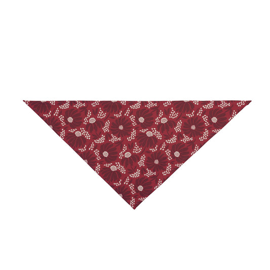 Pet Bandana | Maroon & White | Bellis