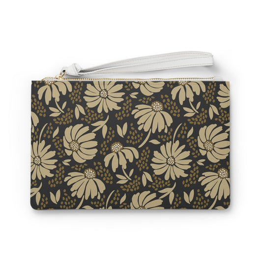 Clutch Bag | Black & Gold | Bellis