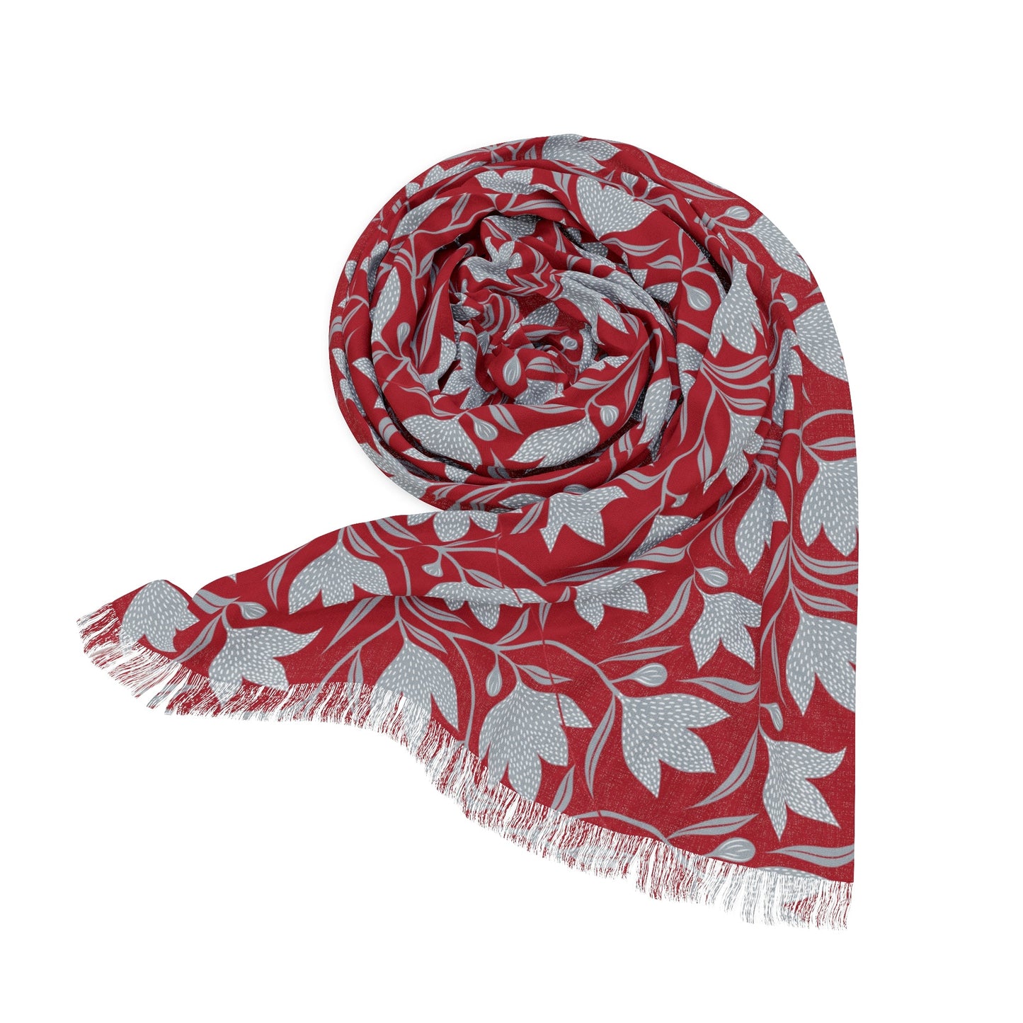 Scarf | Red & Gray | Magnolia