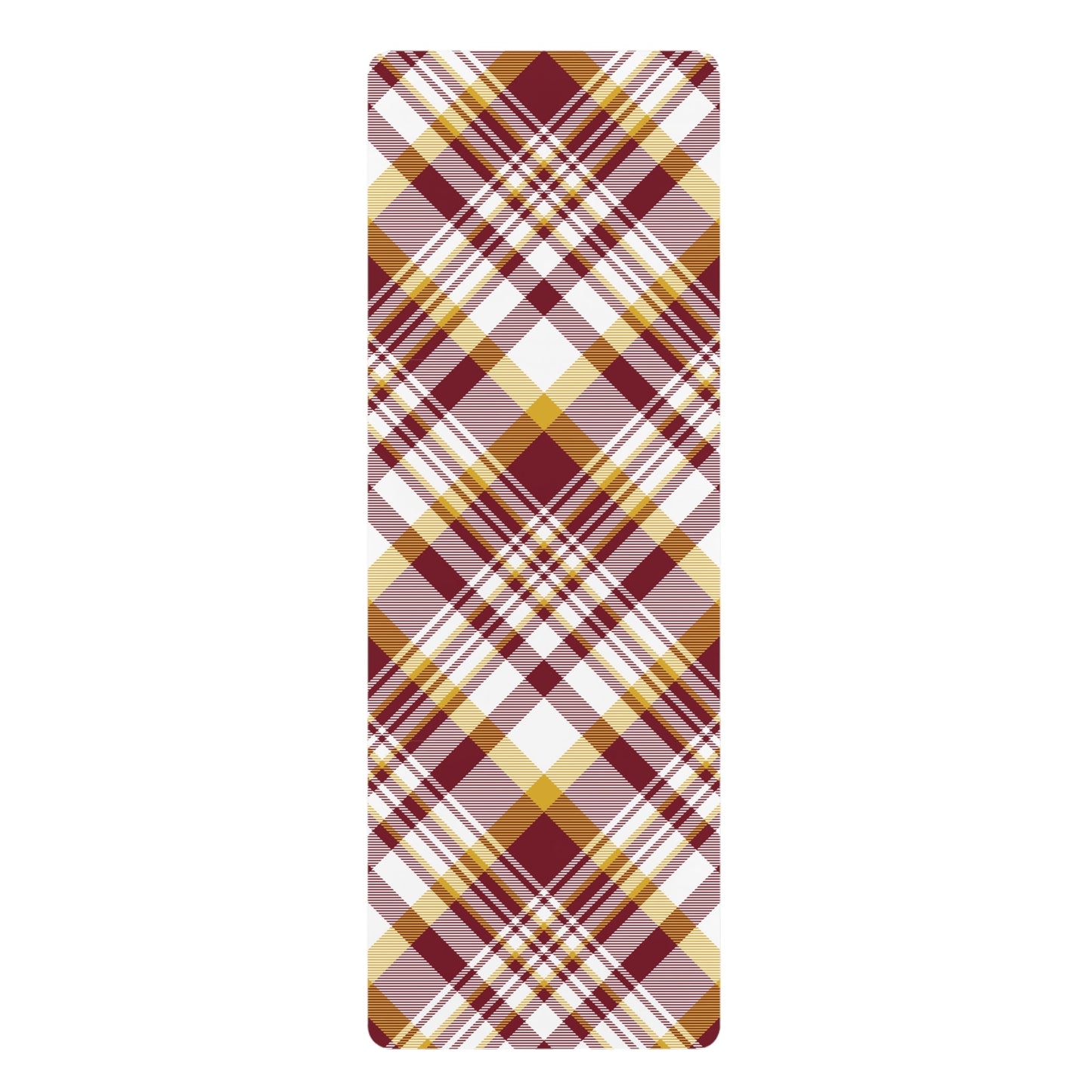 Yoga Mat | Red & Yellow | Tartan