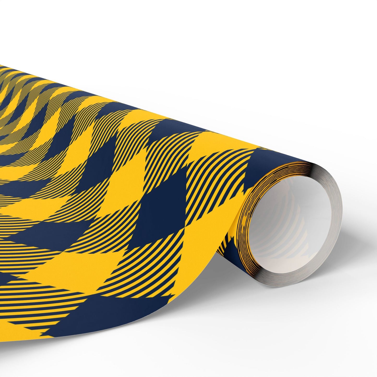 Gift Wrap | Yellow & Blue | Gingham