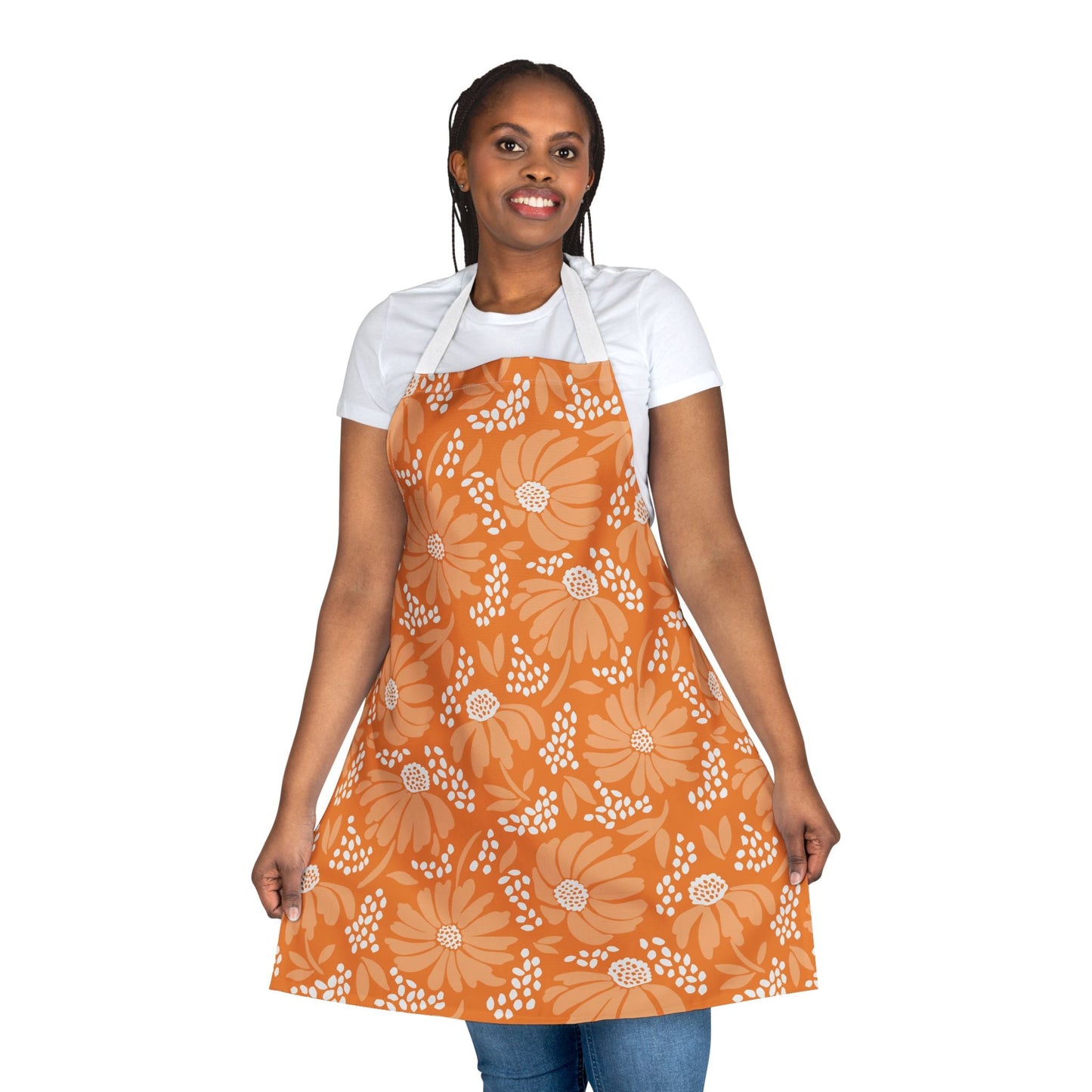 Apron | Orange & White | Bellis