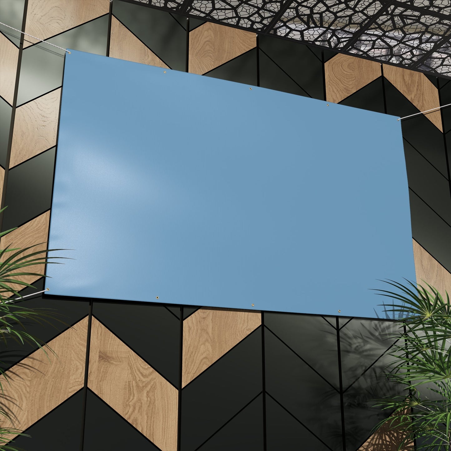 Banner | Light Blue & White | Light