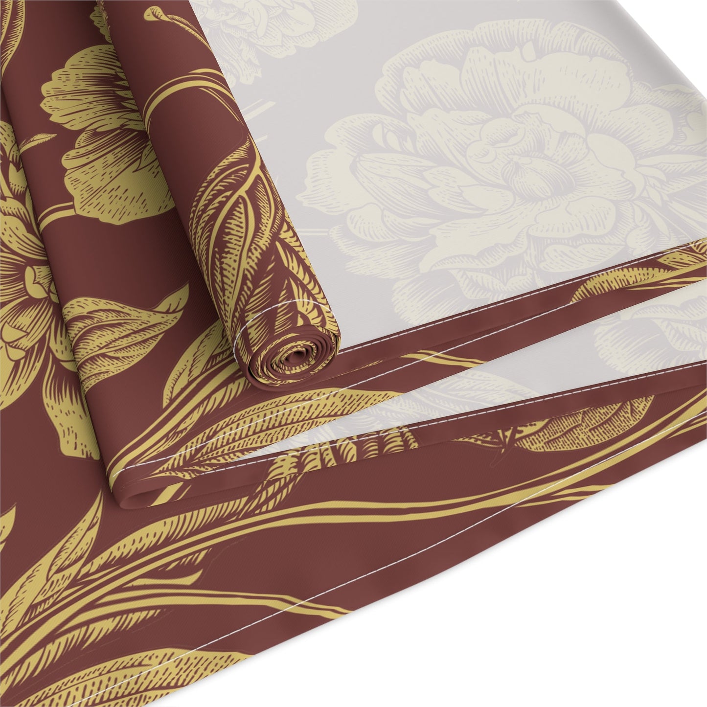 Table Runner | Red & Yellow | Peony