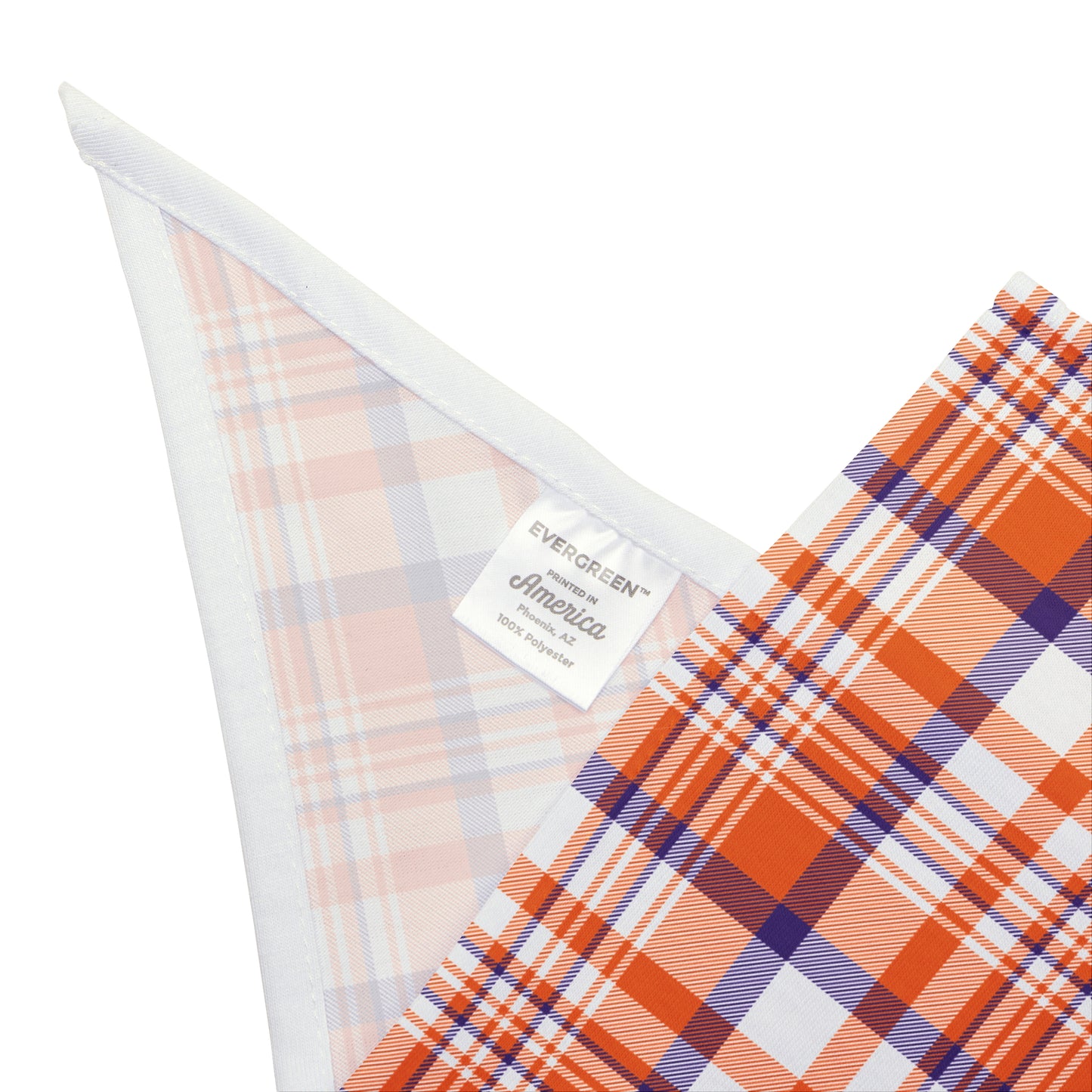 Pet Bandana | Clemson, SC | Tartan