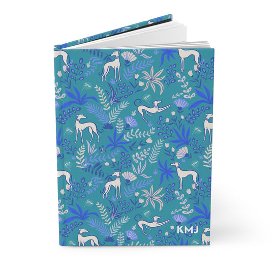 Monogram Journal | Greyhounds | Teal Fern