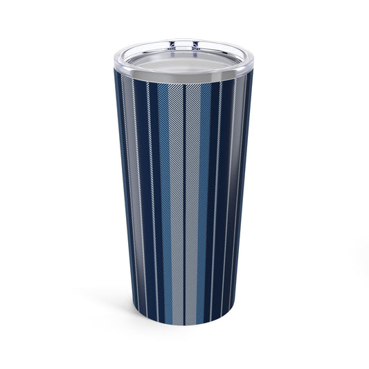 Tumbler | Light Blue & White | Stripe