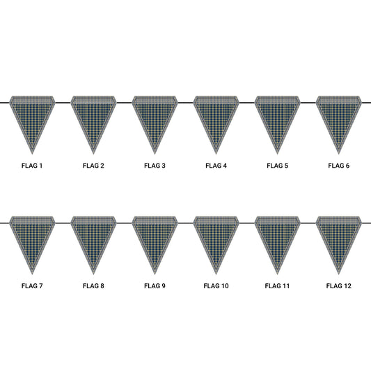 Flag Garland | Atlanta, Georgia | Tweed