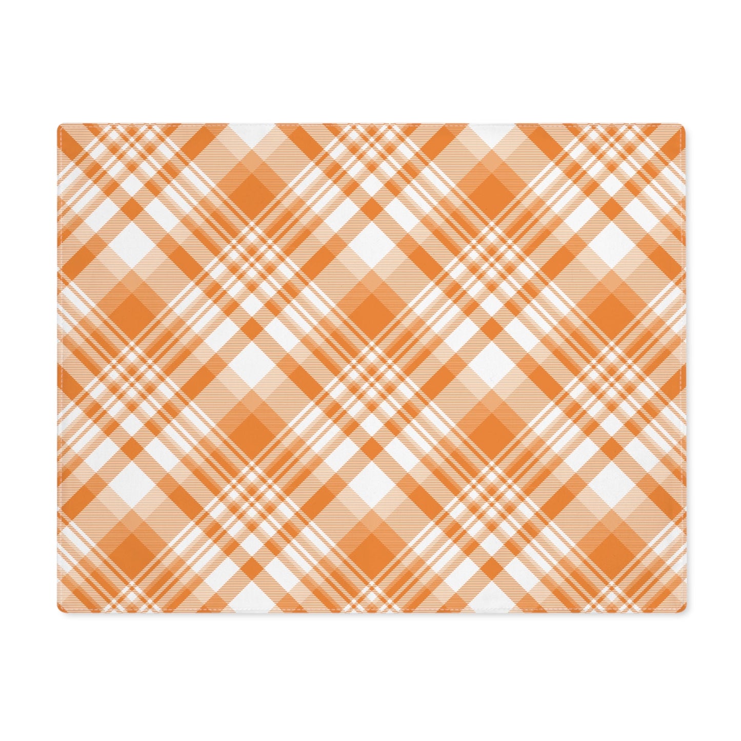 Placemat | Orange & White | Tartan