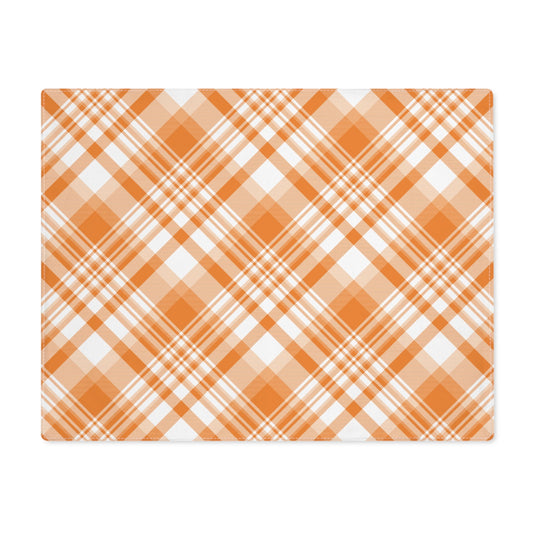 Placemat | Orange & White | Tartan