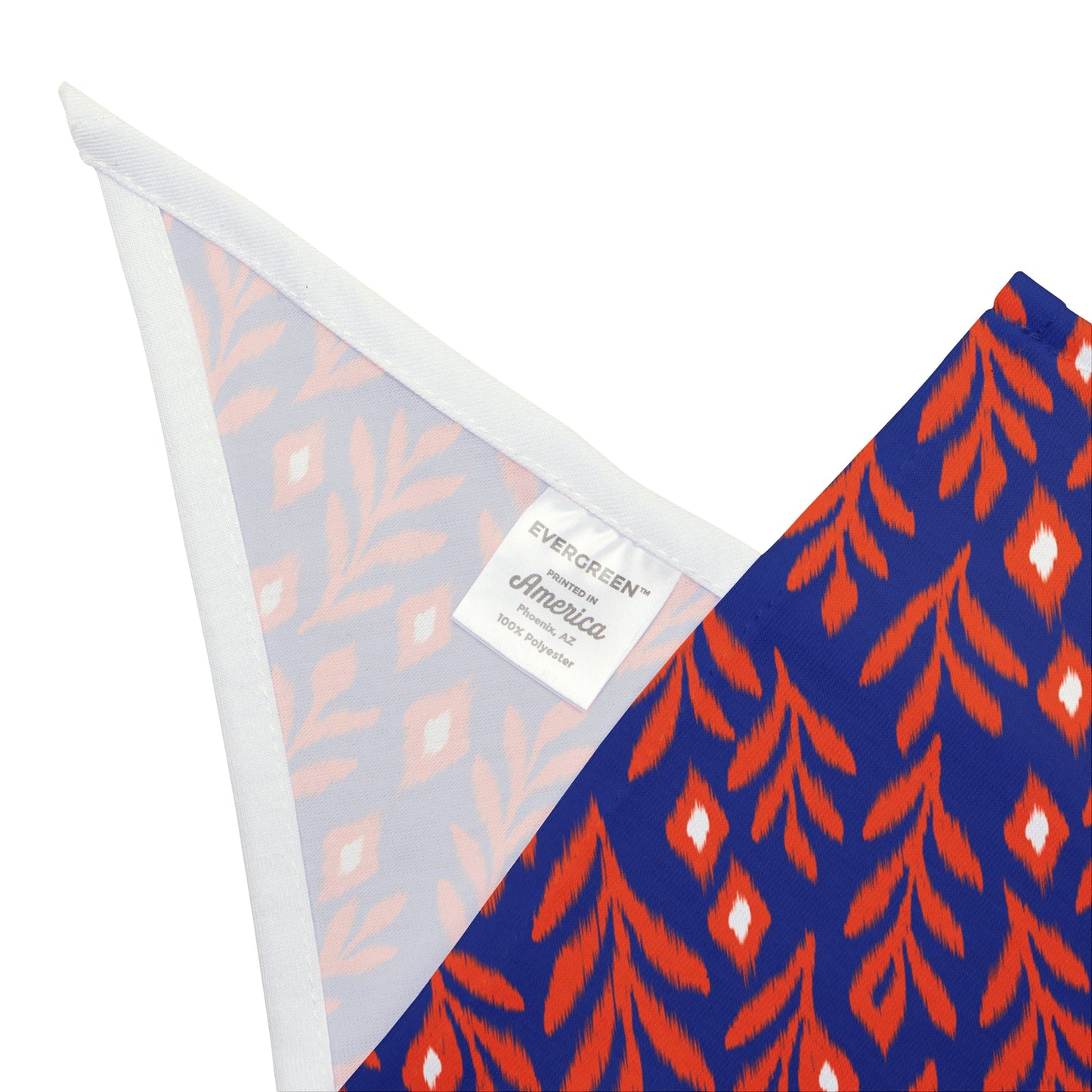 Pet Bandana | Bright Blue & Orange | Laurel