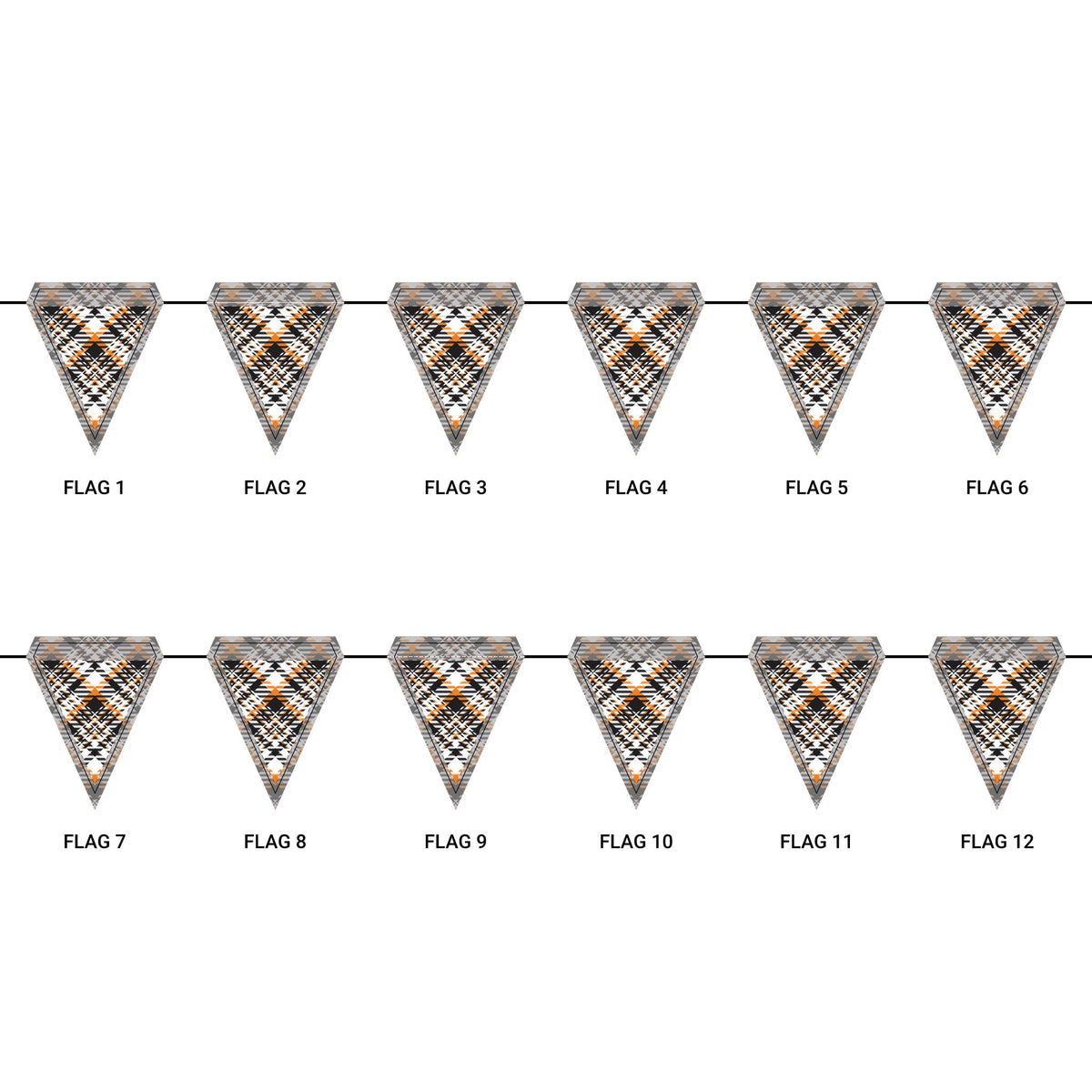 Flag Garland | Princeton, New Jersey | Tartan