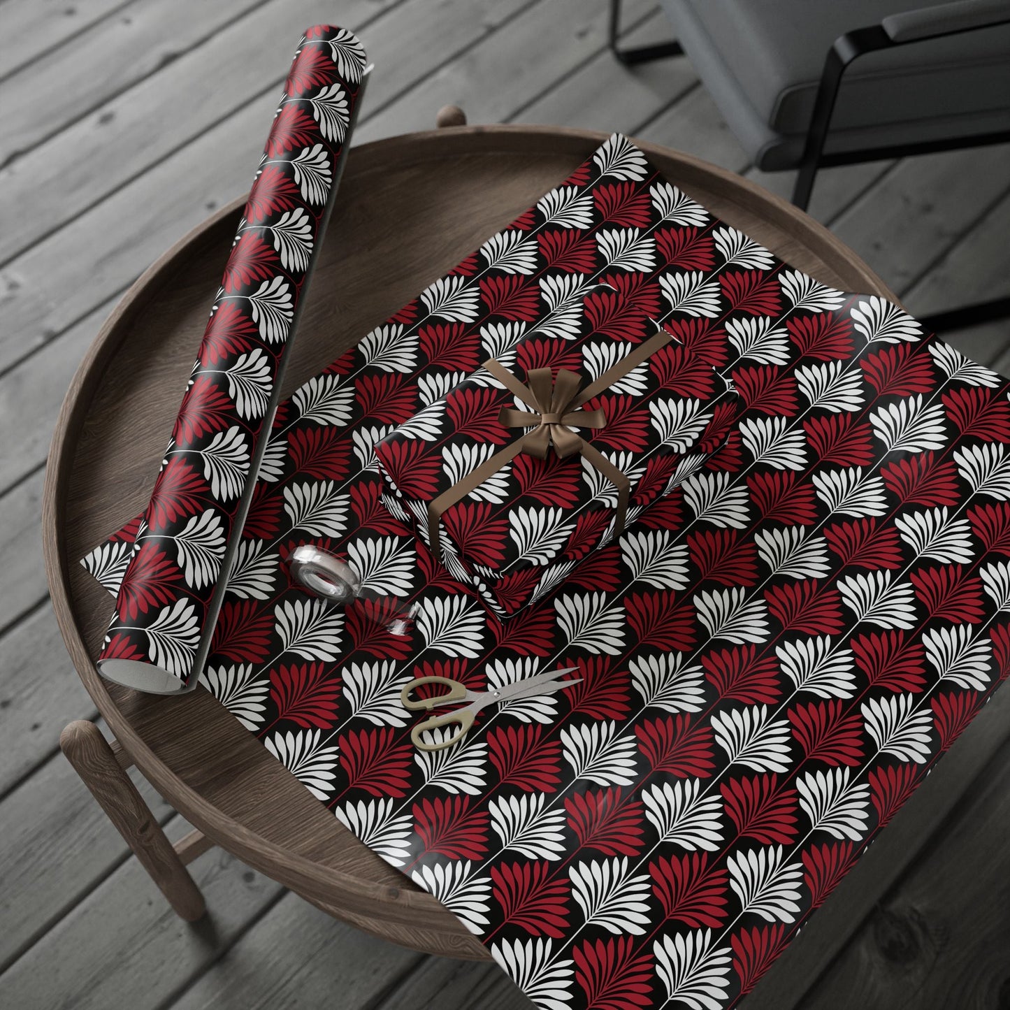 Gift Wrap | Red & Black | Deco