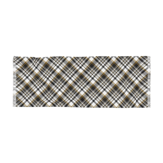 Scarf | Black & Gold | Tartan