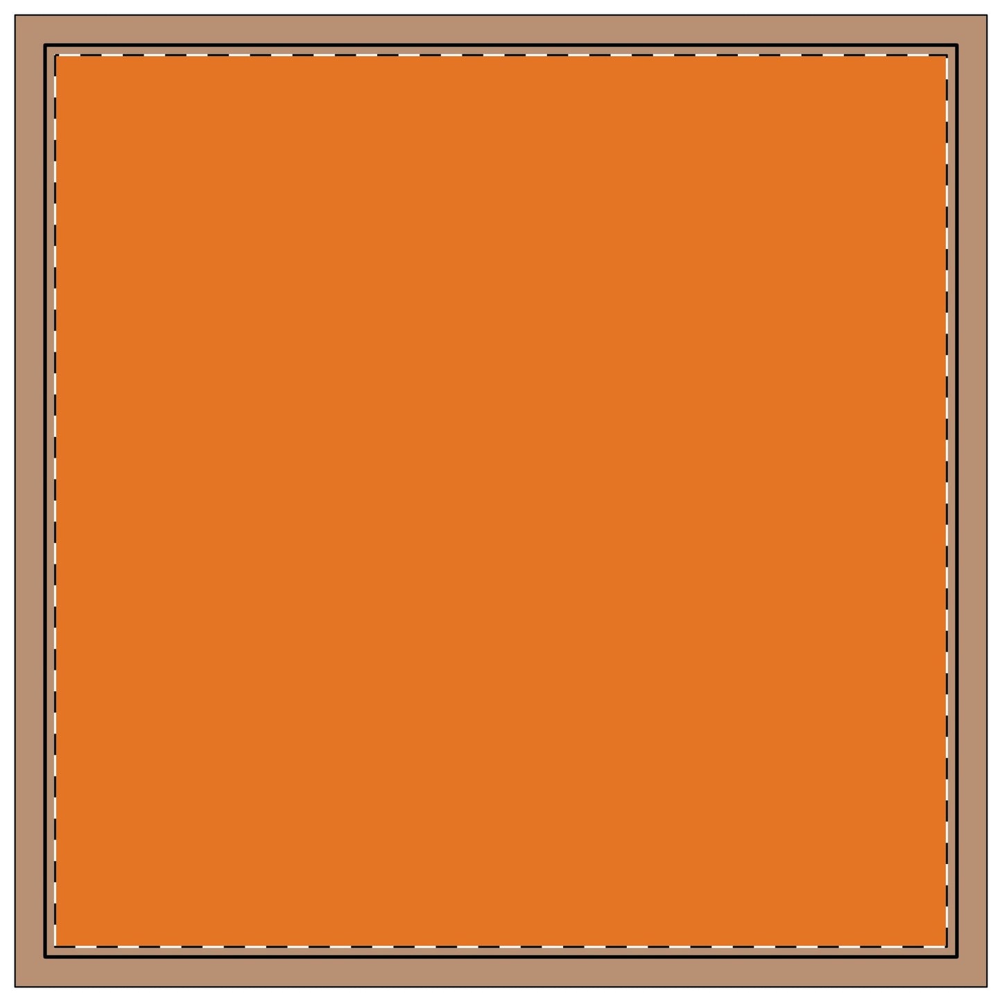 Napkins | Maroon & Orange | Light